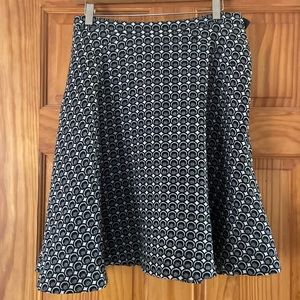 Boden patterned skirt. Wool viscose blend